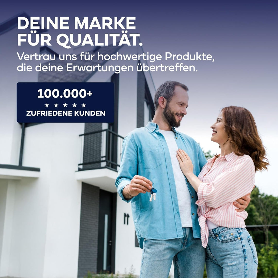plid® Silikon Fassadenfarbe Weiss Aussen matt 5L - für Beton, Mauerwerk, Kellerwand, Fassade & Socke