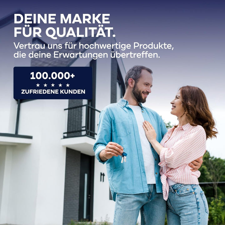 Plid® Silikon Fassadenfarbe Weiss Aussen matt 10L - für Beton, Mauerwerk, Kellerwand, Fassade & Sock