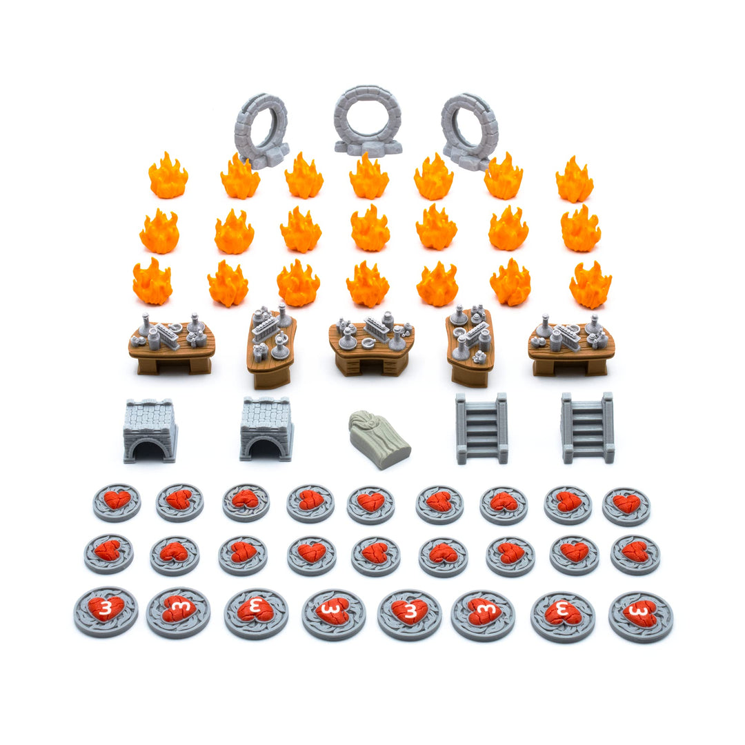 Upgrade-Paket für Cthulhu: Death May Die™ | 60 Teile | 3D-Token zur Beschwörung der Alten Götter | P