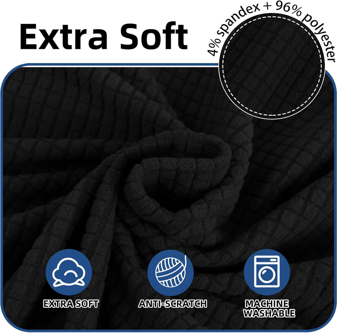 Ystyle Stretch Stuhlhussen 4er Set, Stuhlbezug Elastisch Abnehmbarer Waschbarer, Universal Hussen Fü