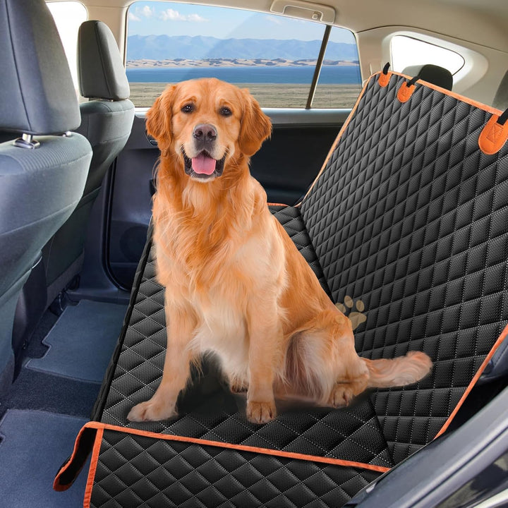 Dokeno Autoschondecke für Hund, Hundedecke Auto Rückbank Wasserdicht, Hundesitzbezüge Kratzfest, Rüc