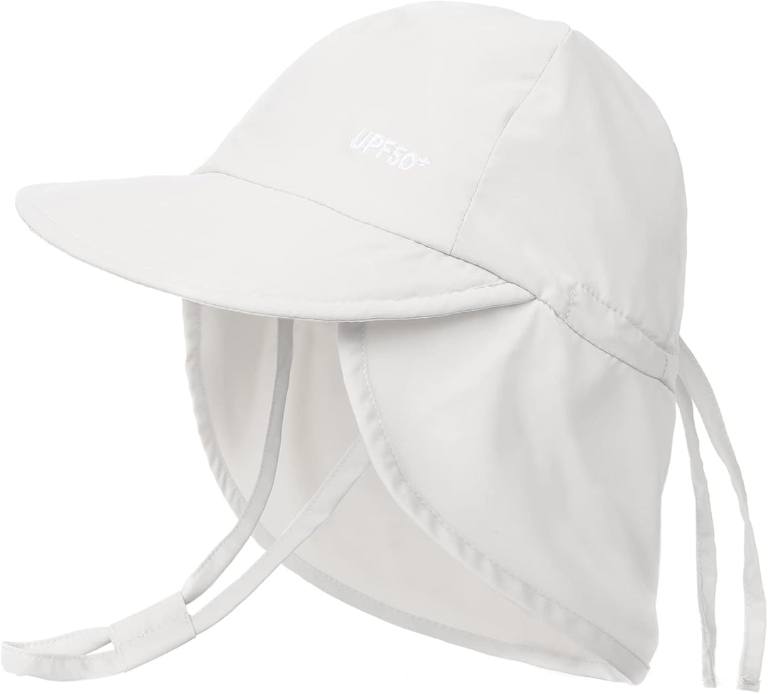 FURTALK Baby Sonnenhut mit Nackenklappe Kleinkind Kinder UPF 50+ Einstellbare Jungen Mädchen UV-Schu