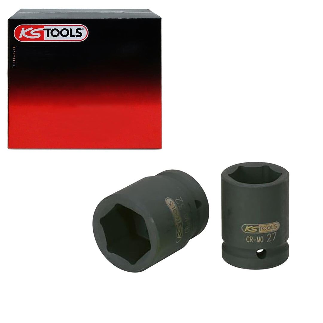 KS Tools 515.1370 3/4" Sechskant-Kraft-Stecknuss, kurz, 70mm