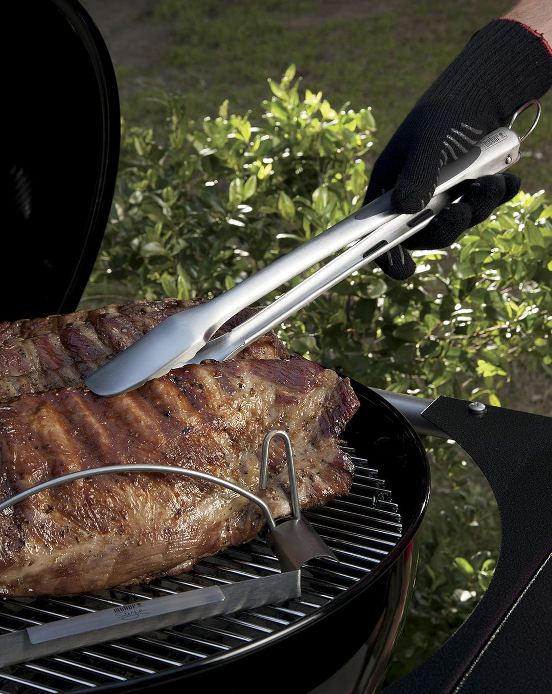 Weber 6727 Style Barbecue Grilling Rack, Sparerib Halter