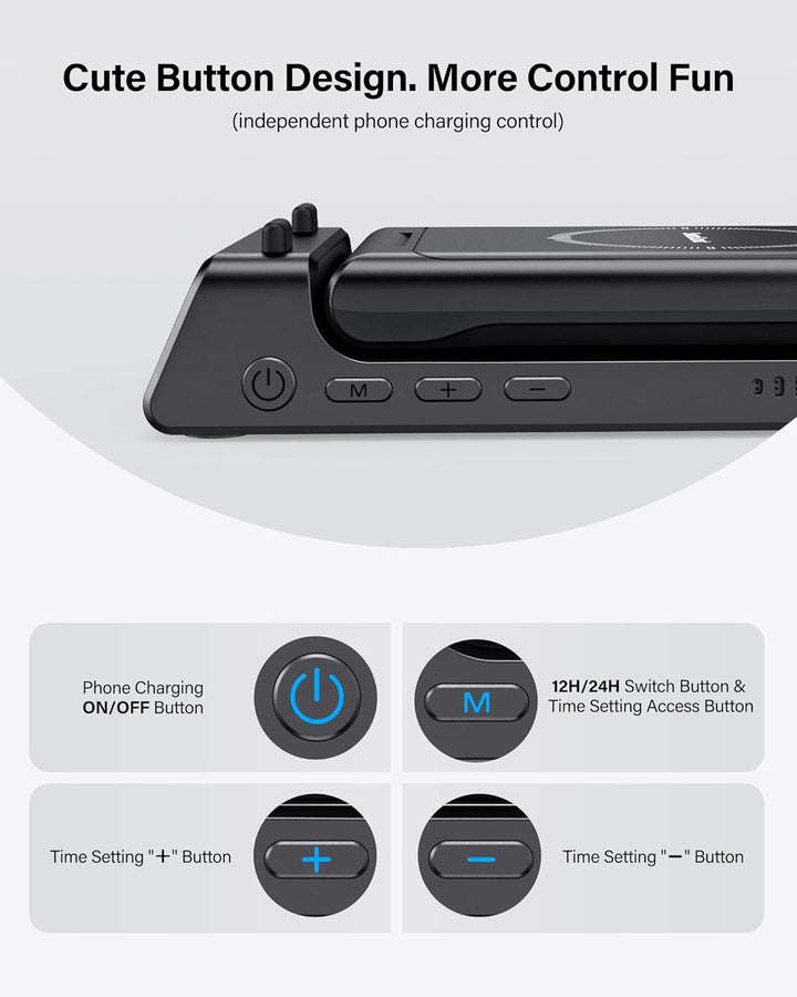 SwanScout Induktive Ladestation für Samsung, Kabelloses Ladegerät für Samsung Galaxy S24 Ultra, 3 in