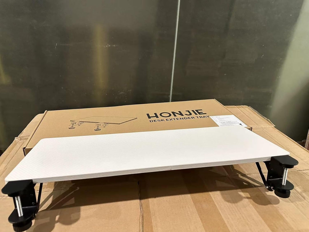 HONJIE Computer-Schreibtisch-Verlängerungsplatte, geeignet für Büroschreibtische, stabile Mausarmstü