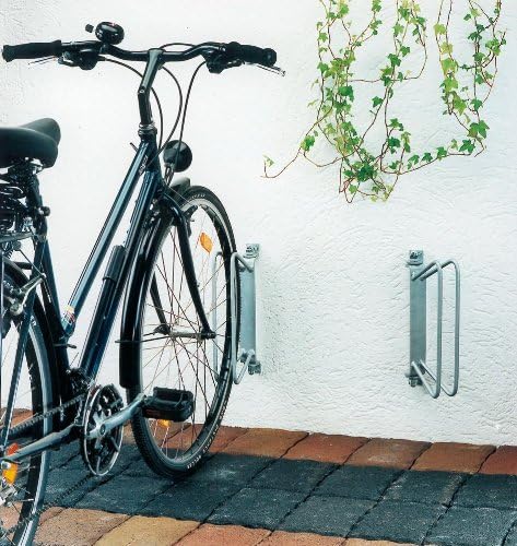 Alberts 692254 Einzel-Fahrradhalter | zur Befestigung an der Wand | feuerverzinkt | Halter im Winkel