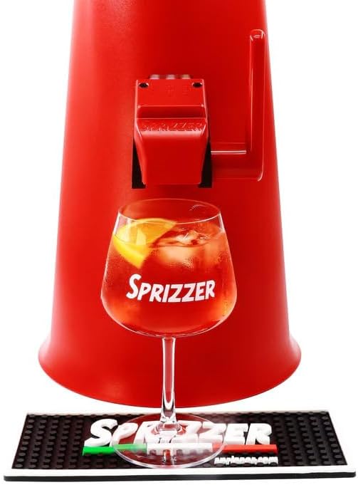 Sprizzer - Silikon Anti-Tropf Barmatte für Aperol Spritz und Cocktails, Überlaufmatte fur Sprizzer A