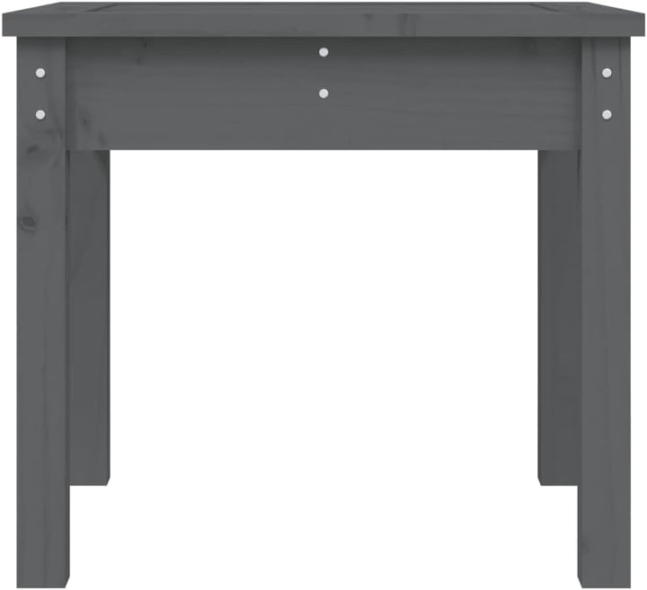 vidaXL Gartenbank Grau 50x44x45 cm Massivholz Kiefer 50 x 44 x 45 cm Graue Kiefer, 50 x 44 x 45 cm G