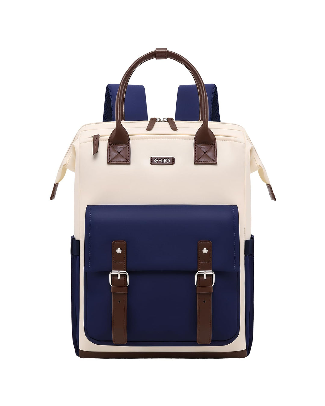 COOLIFE Rucksack Damen, 15.6 Zoll Laptop Rucksack, Leicht Tagesrucksack für Universitäten, Pendeln u