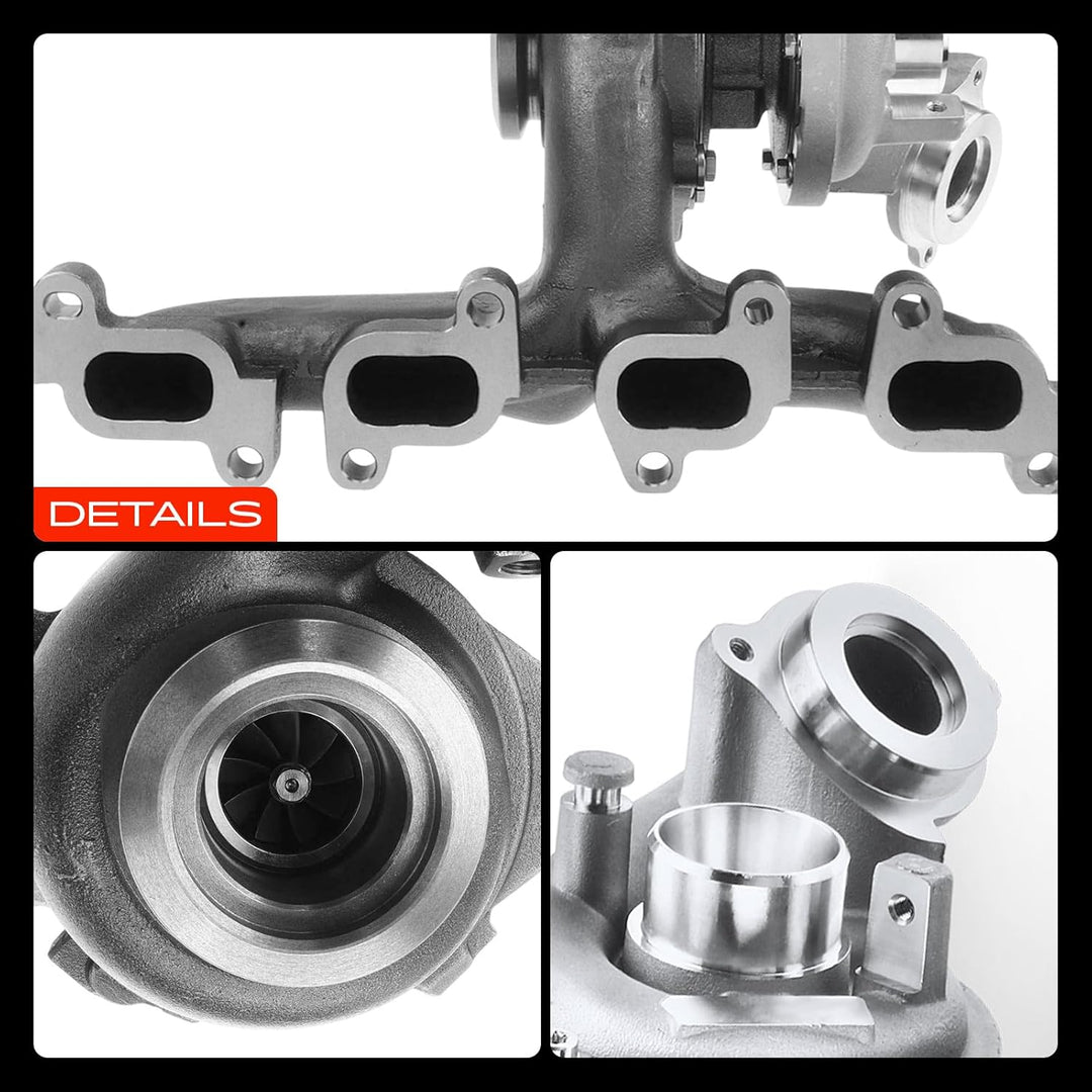 Frankberg Turbolader Kompatibel mit A3 2009-2013 Octavia 2009-2013 Golf 2009-2016 P.a.s.s.a.t 2009-2