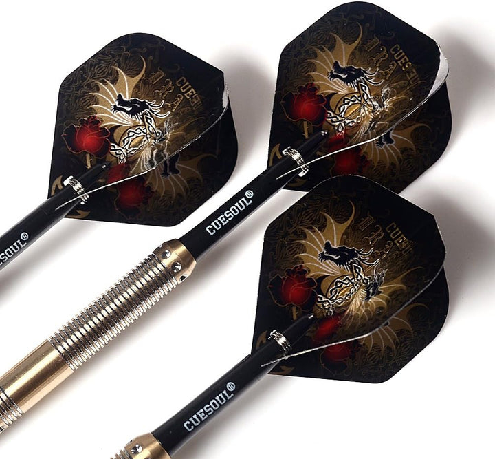 CUESOUL Dragon Deluxe Messing Steel Dartpfeile, 21 Gramm J2102 25 Gramm, J2102 25 Gramm