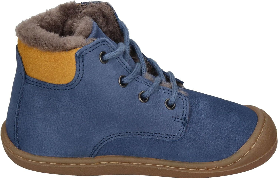 KOEL Barefoot Lauflernschuhe - Bill 2.0 Lambswool Cognac 21 EU Jeans, 21 EU Jeans