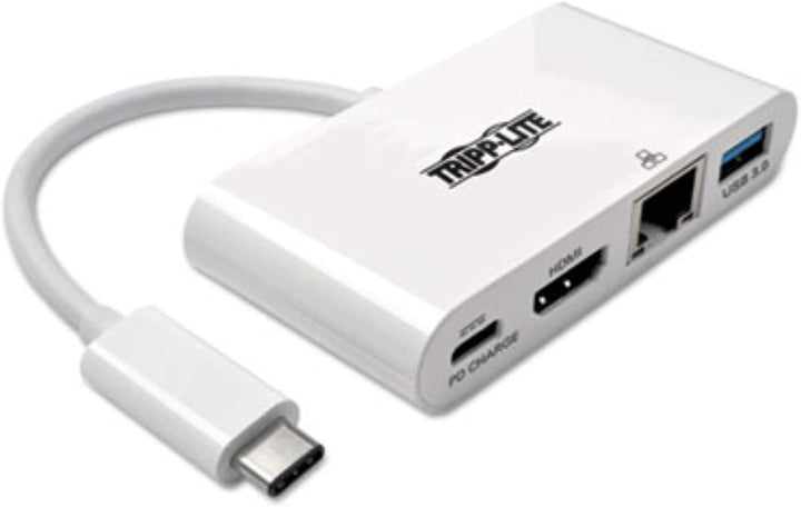 Tripp Lite U444-06N-HGU-C USB-C-Multiport-Adapter - HDMI, USB 3.0-Port, GbE, 60W PD-Charging, HDCP,