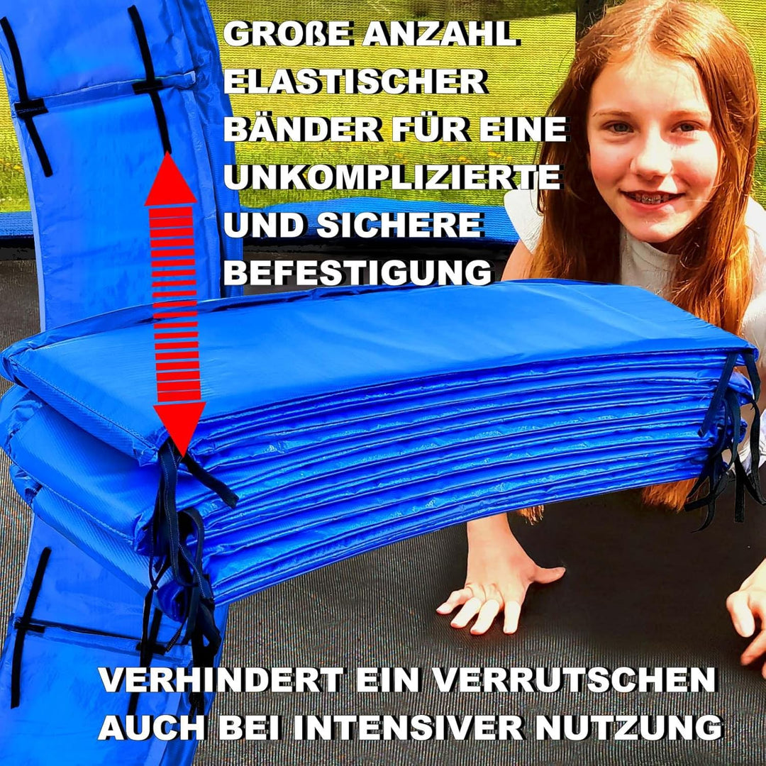 Baunsal® Trampolin Randabdeckung Ø 183 244 250 275 300 305 335 366 370 396 400 427 430 457 460 487 4