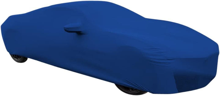 Indoor Autoabdeckung kompatibel mit BMW i8 mit Spiegeltaschen SUPER Soft Stretch