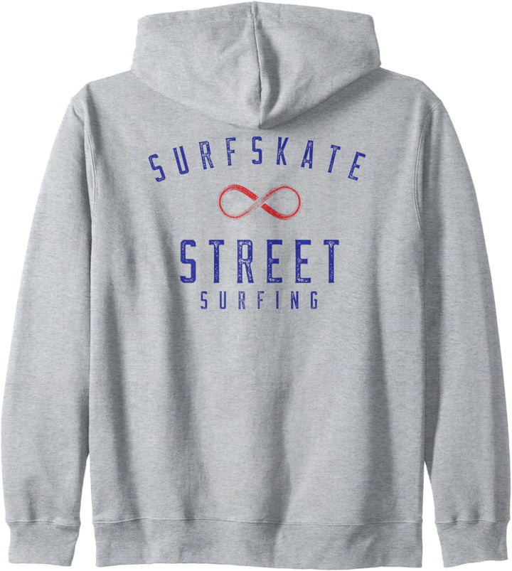 Surfskate. Street Surfing, Vintage Style Surfer Surfskater Kapuzenjacke