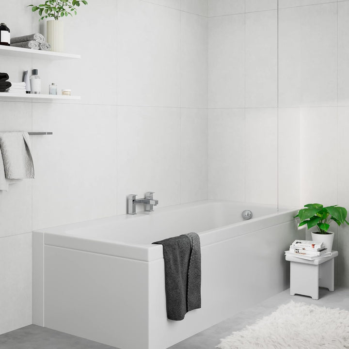 hansgrohe Wannenarmatur Vernis Shape, für 1 Funktion, Chrom Chrom Wanne, Chrom Wanne