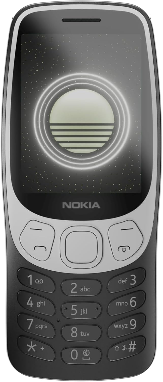 Nokia 3210 4G Dual SIM, Grunge Black Schwarz, Schwarz