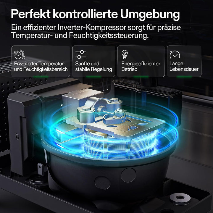 VIVOSUN Smart Post-Harvest Box, Automatischer Trockenschrank mit Temperatur- & Feuchtigkeitskontroll