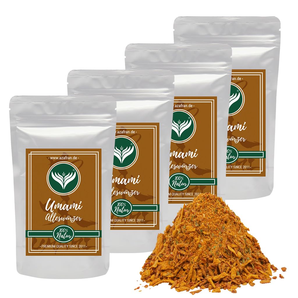 Azafran Umami Alleswürzer Gemüsewürzer 1kg 250 g (4er Pack), 250 g (4er Pack)
