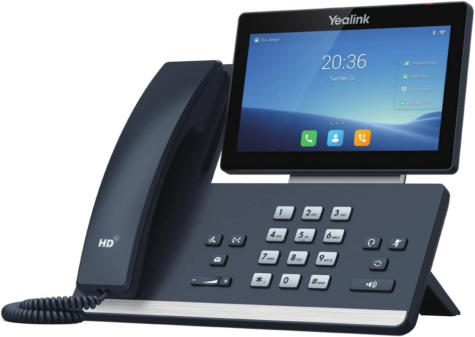 Yealink IP Telefon SIP-T58W Einstellbarer Touchscreen 7 Zoll (1024 x 600)