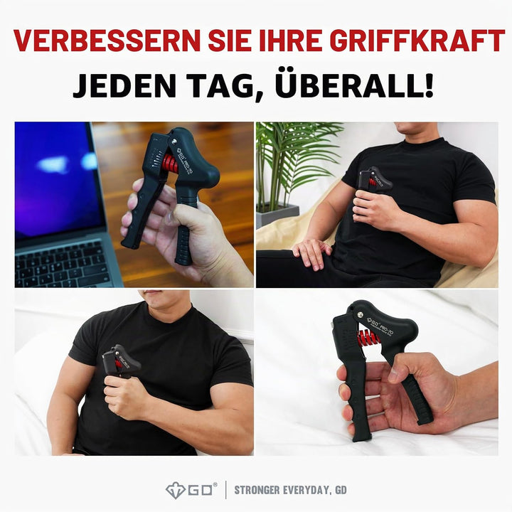 GD GRIP Einstellbare Fingerhantel Hand-Nagelhärtern