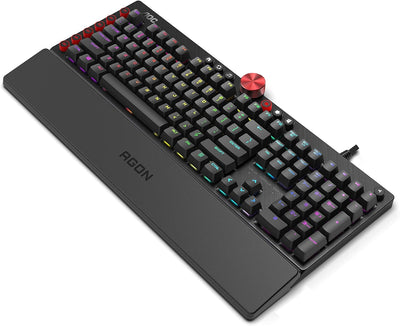 Agon by AOC AGK700 Gaming Tastatur - Deutsches Layout - Cherry MX Red Switches - Anti-Ghosting - AOC