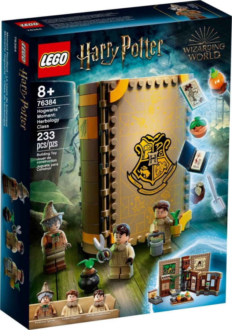LEGO 76384 Harry Potter Hogwarts Moment: Kräuterkundeunterricht Set, Spielzeugkoffer mit Minifiguren