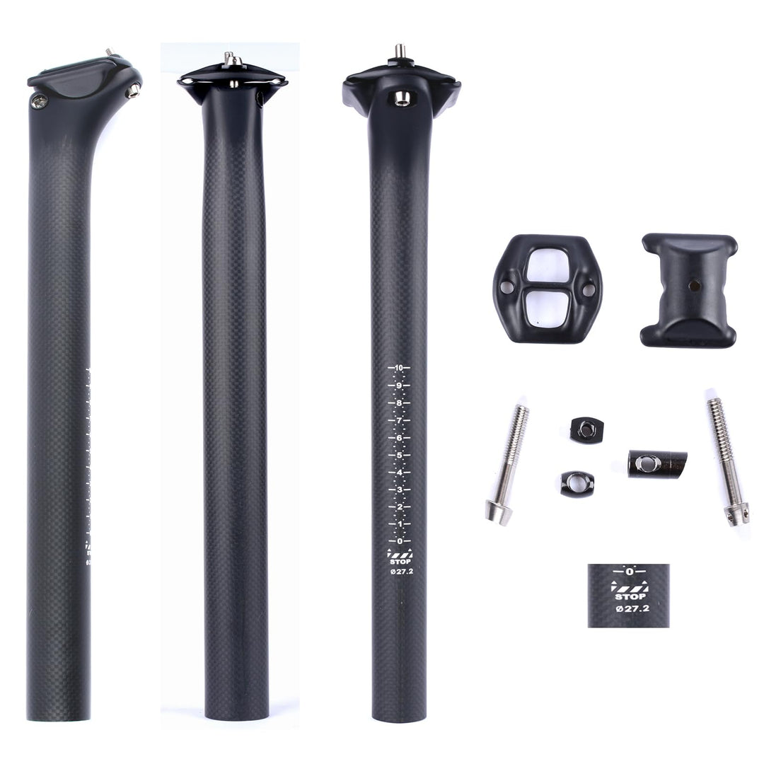 ESEN SP 3k Carbon 27,2/31,6mm * 350 / 400mm Radfahren Fahrrad Sattelstütze Mountainbike/Rennrad BMX