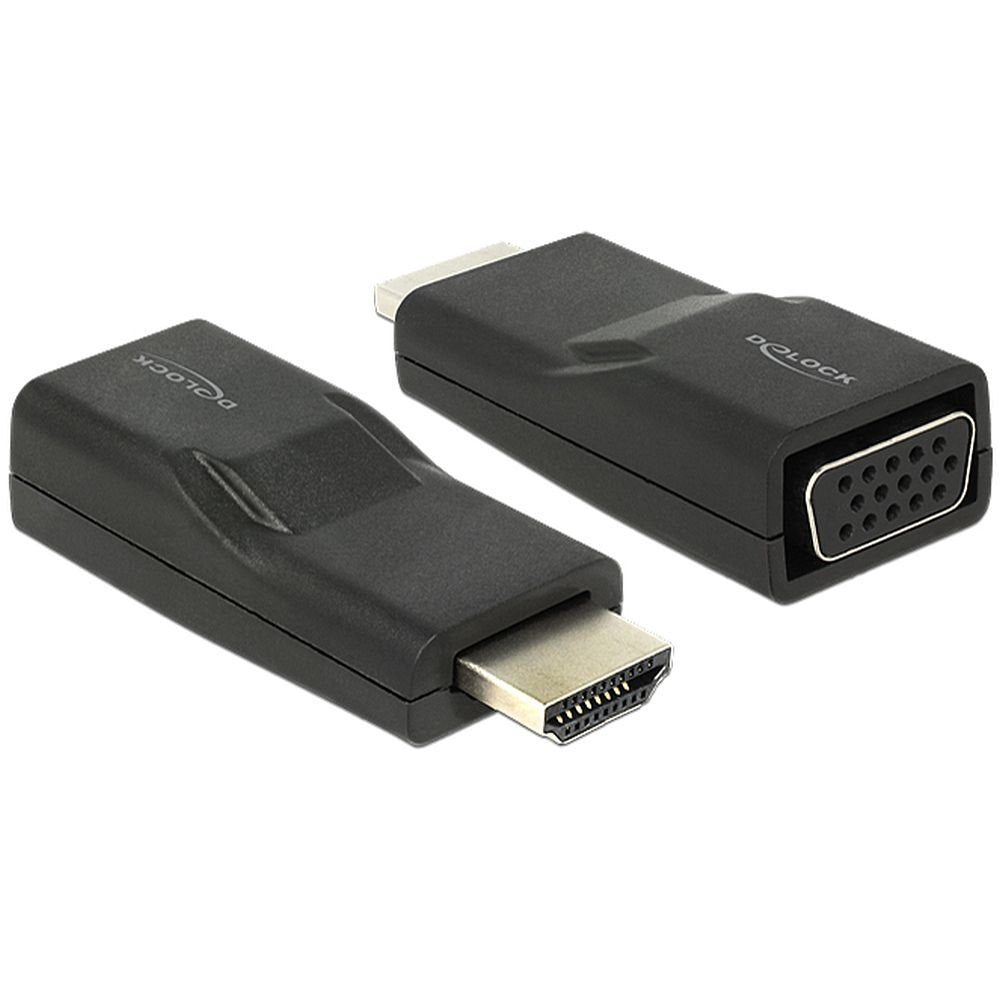 Delock Adapter HDMI-A Stecker > VGA Buchse Premium