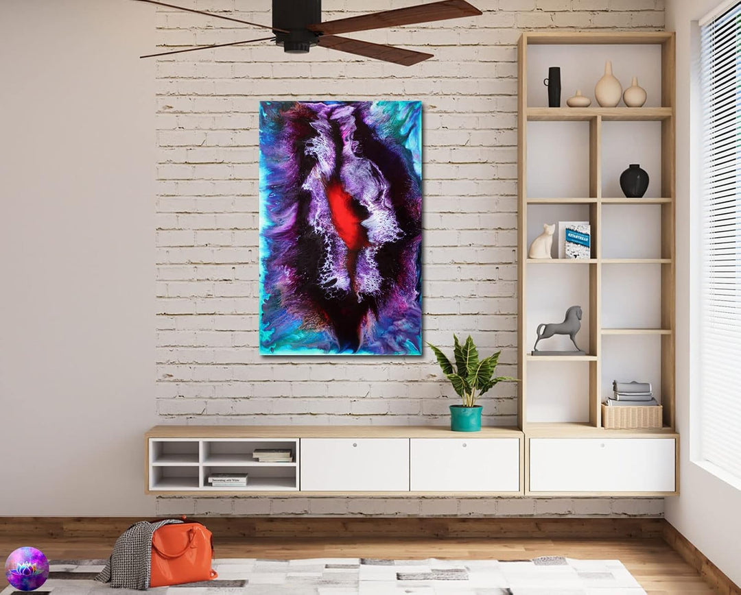 Gemälde Abstrakte Malerei Original - moderne hochglanz Wandbilder XXL - Resin Art Kunst Bild Harz Un