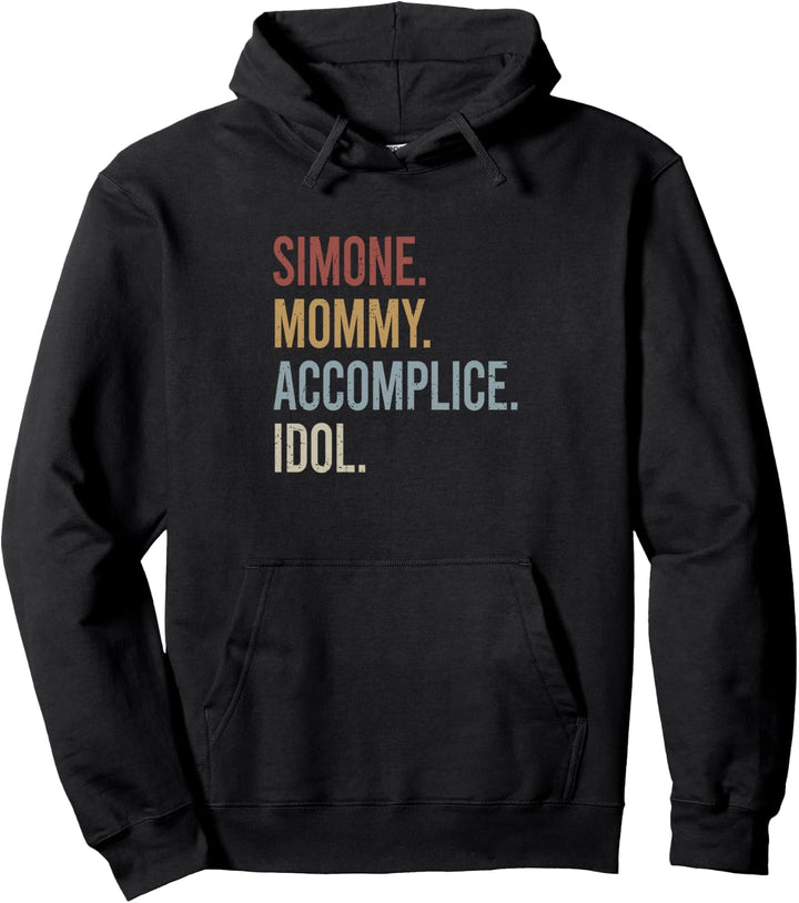 Simone Mommy Accomplice Idol Retro Style Vintage Pullover Hoodie