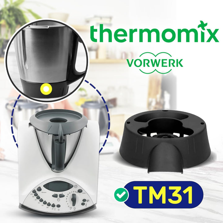 Sockel für Mixtopf Küchenmaschine für Vorwerk Thermomix TM31 - Garantie 10 Jahre - MONTERAL, Sockel
