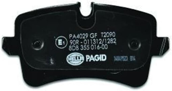 HELLA PAGID 8DB 355 016-001 Bremsbelagsatz - T2090 - Dicke/Stärke: 17.5mm - Bremssystem: Lucas - ink