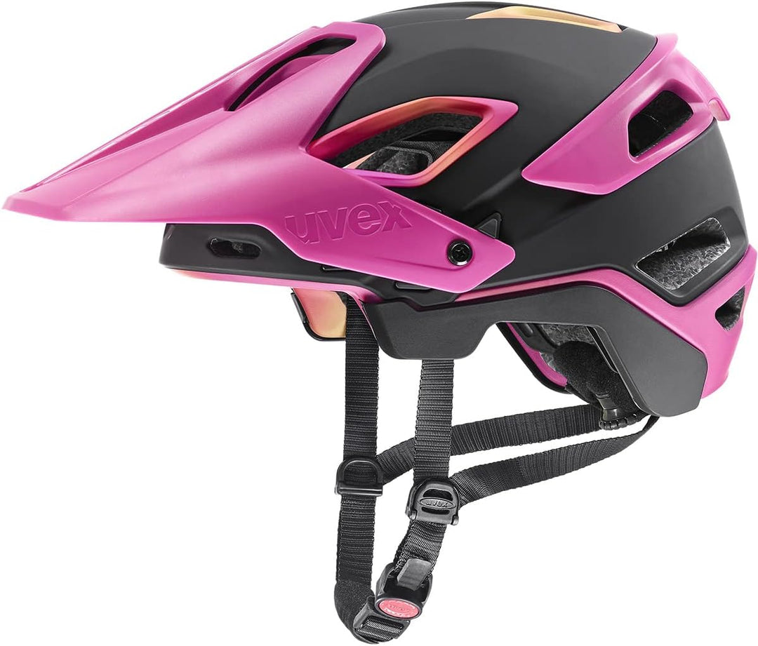 Uvex Jakkyl HDE 2.0 MTB Fahrrad Helm schwarz/pink 2022 56-61 cm, 56-61 cm