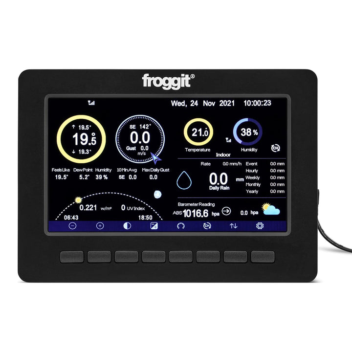 HP1000SE PRO Black Edition WiFi Internet Multikanal Funk Wetterstation HP1000SE PRO Wetterstation (S