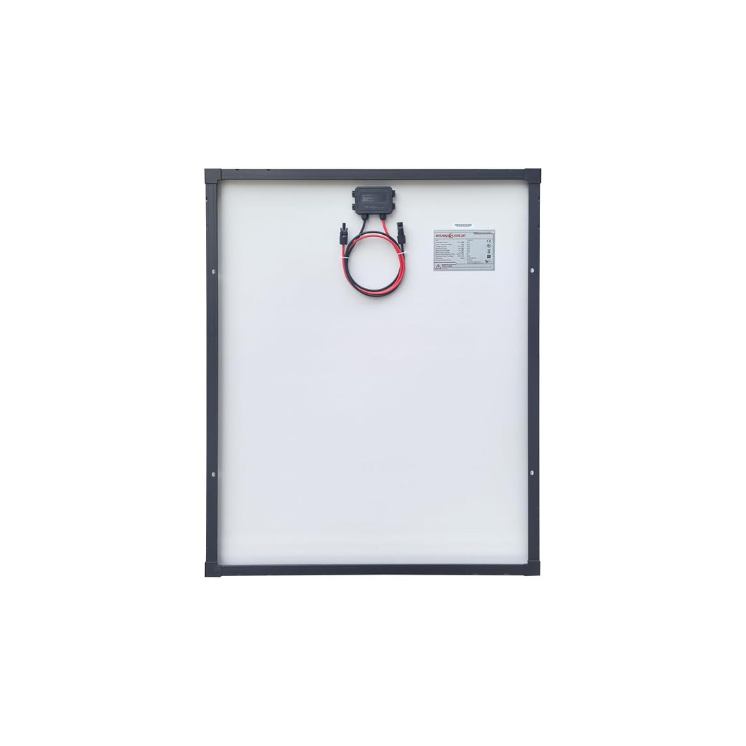 enjoy solar 36V Monokristallines Solarmodul, 182mm Solarzellen Solarpanel ideal für Wohnmobil, Balko