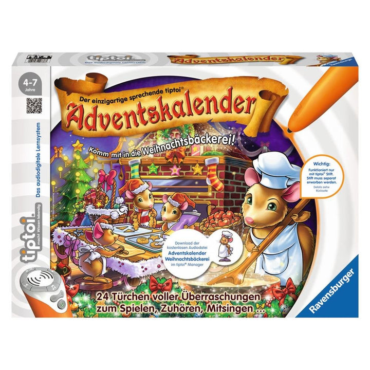 Ravensburger 00738 - tiptoi Adventskalender In der Weihnachtsbäckerei