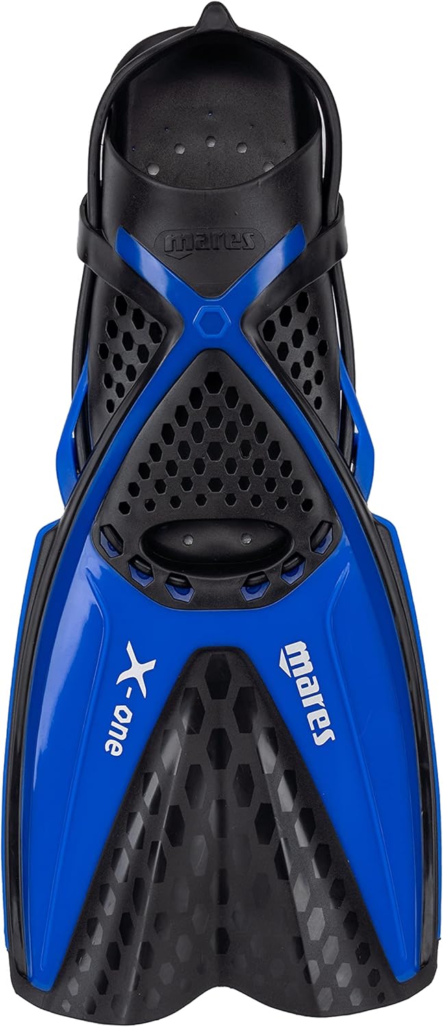 Mares Erwachsene Maske plus Schnorchel plus Flosse Set X-One Marea L-XL Blau, L-XL Blau