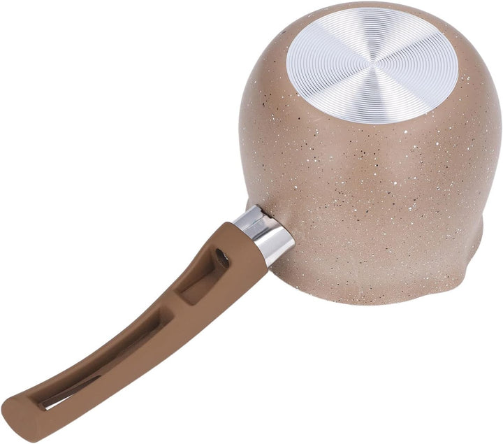 TOPINCN Einhand 10cm Schmelztopf, Mini Milchpfanne Zum Kochen von Klebrigen Saucen, Aufwärmen von Mi