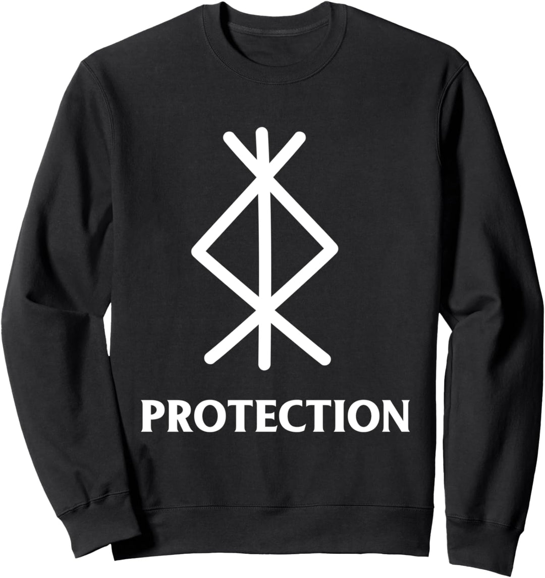 Wikinger-Schutzsymbol Runen Elder Futhark Sweatshirt