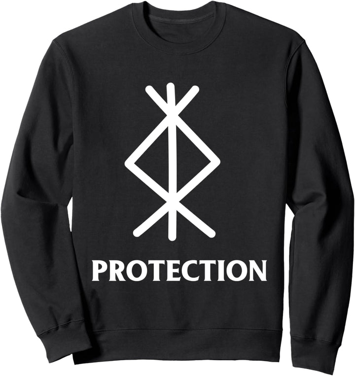 Wikinger-Schutzsymbol Runen Elder Futhark Sweatshirt