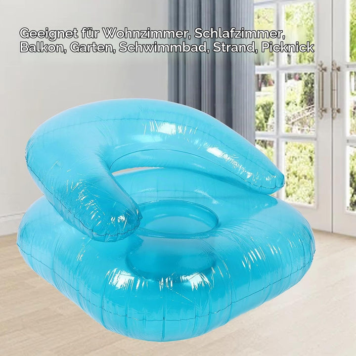 Transparenter Ergonomischer Blow -up -Stuhl, Verbesserung des Wohnraums Einzigartiger Aufblasbarer S