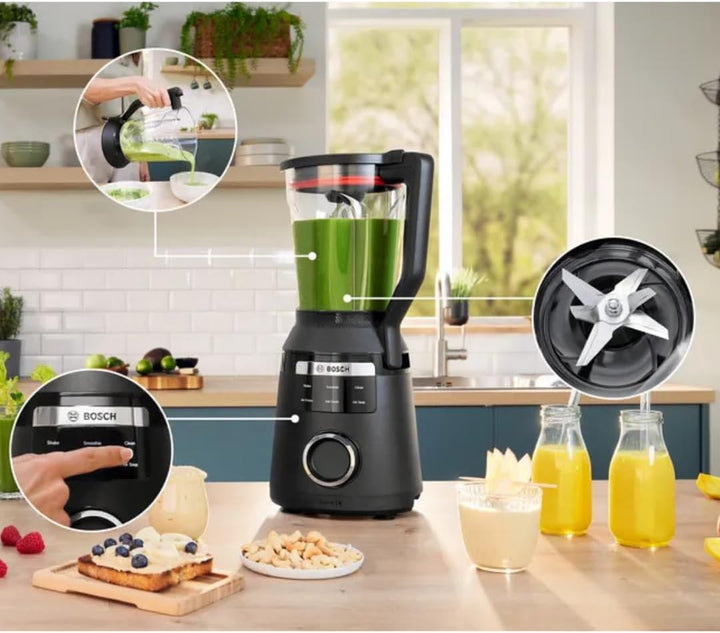 Bosch VitaPower Serie 6 schwarz MMB6654B Standmixer