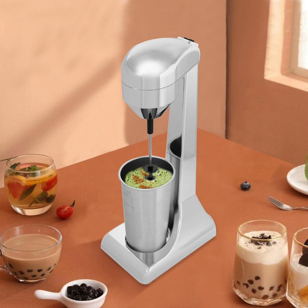 Milchshake Maker, Getränkemixer elektrischer Standmixer 500 ml Becher - 100 W 2 Geschwindigkeitsstuf