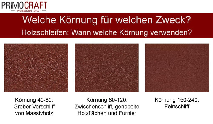 24x Bandschleifpapier 100 x 910 mm - Körnung 40/60/80/120/180/240 Mix je 4x pro Korn - Schleifband f