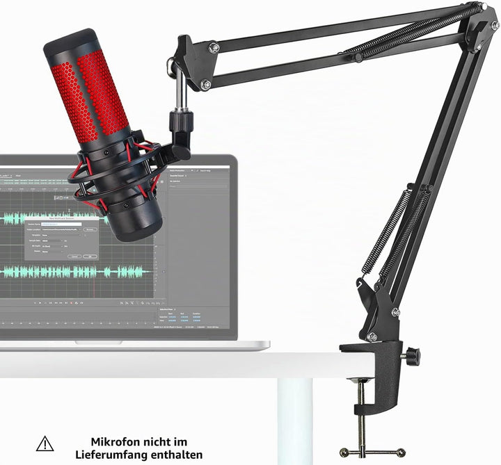 HyperX QuadCast Mikrofon arm – YOUSHARES Universeller Microphone Arm kompatibel mit HyperX QuadCast
