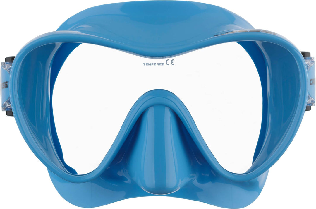Cressi F1 - Rahmenlose Maske oder Rahmenlose Maske + Schnorchel Dry Combo Set zum Tauchen und Schnor