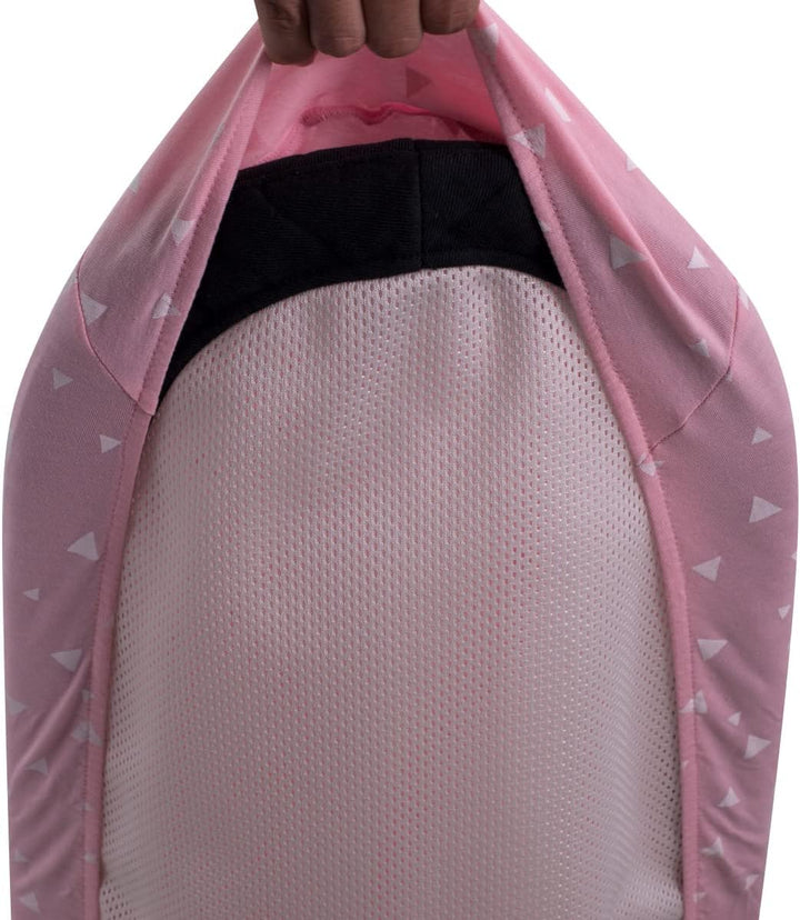 JYOKO KIDS Bezug kompatibel mit Babybjorn Bliss, Balance, Soft (Pink Sparkles, Baumwolle), Pink Spar